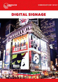 brochure digital singage